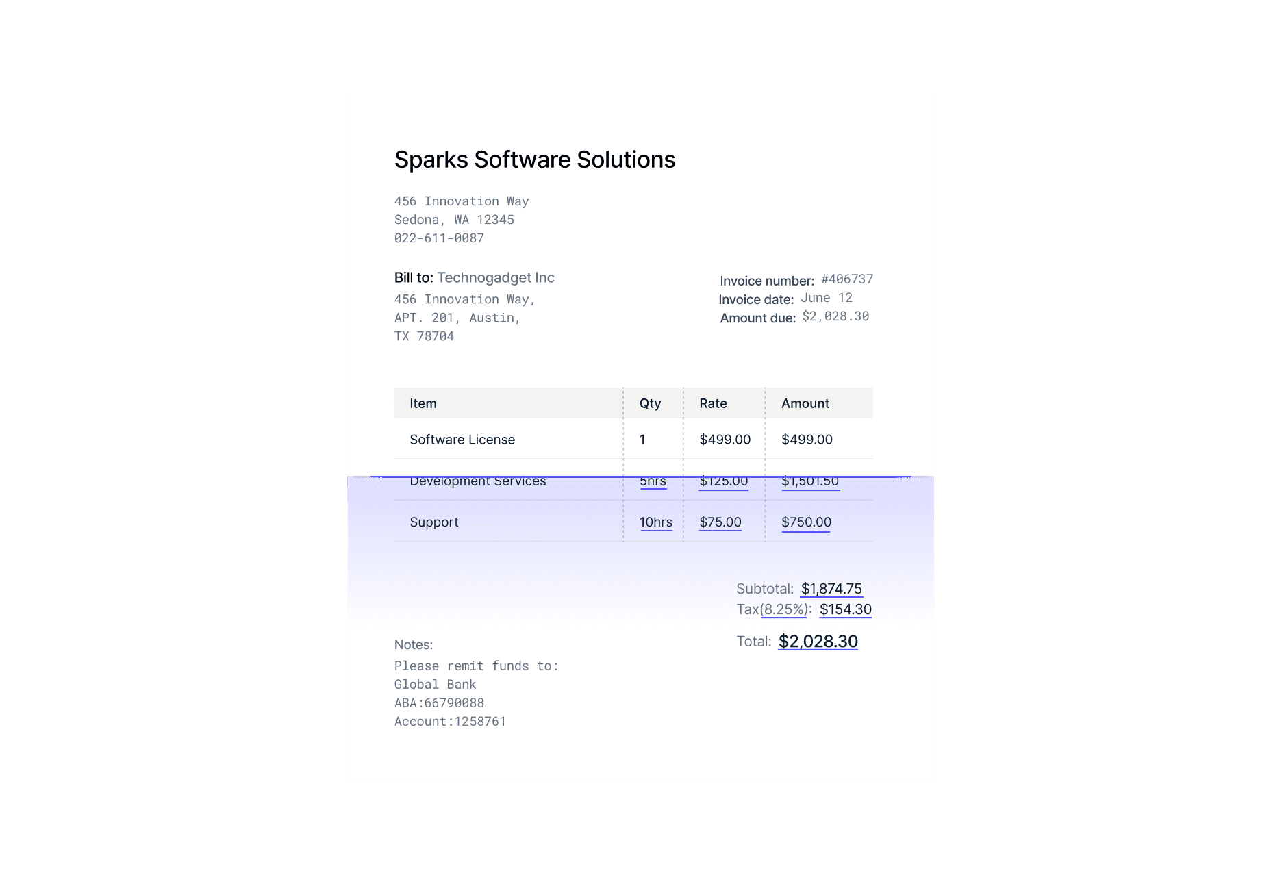 Scalable Invoice Processing Visual