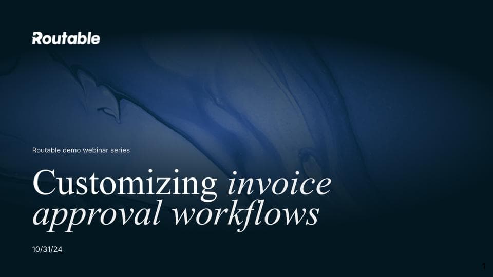 Hands-free Invoice OCR + Bill Coding